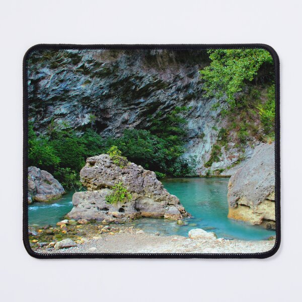 Item preview, Scenery with "Lu Vurghe" in Acquasanta Terme and waters designed and sold by Kristina Drozd.