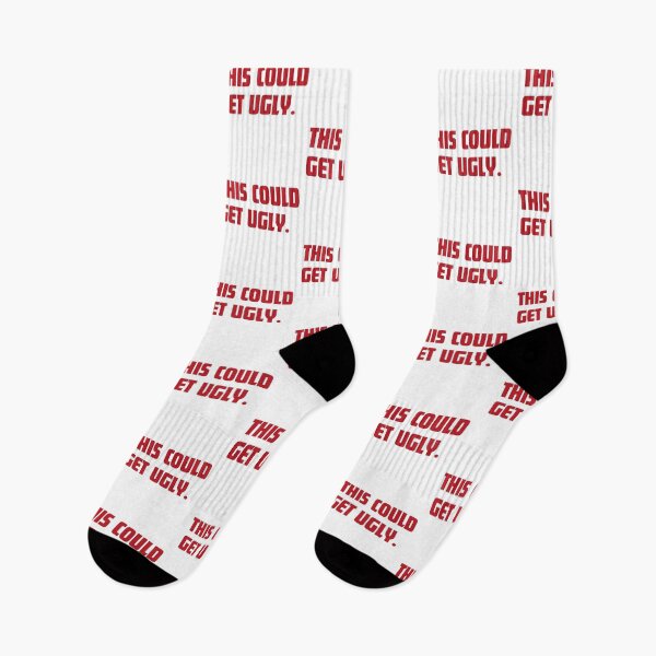 Item preview, This Could Get Ugly. Funny Drinking Quote. Passive Aggressive Statement. Funny & Bold Statement Tee. Red designed and sold by That Cheeky Tee.