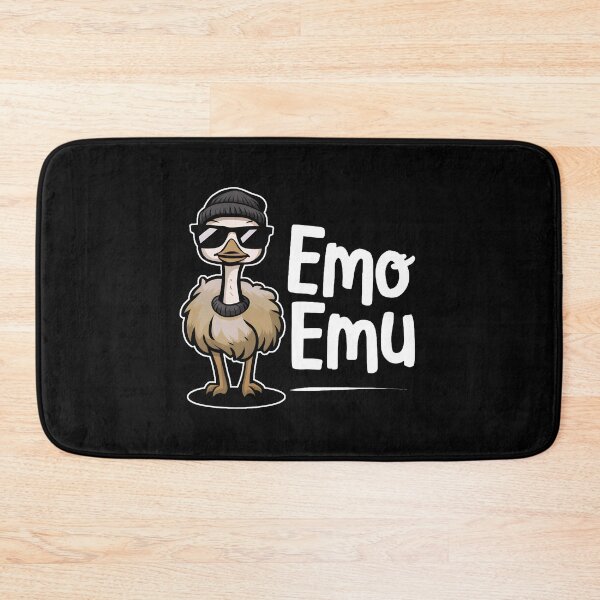 Item preview, Emo Emu: Edgy and Fun Design for Alternative Animal Lovers designed and sold by MillennialVibe.