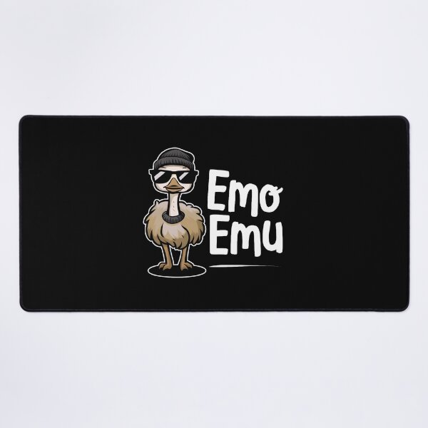 Item preview, Emo Emu: Edgy and Fun Design for Alternative Animal Lovers designed and sold by MillennialVibe.