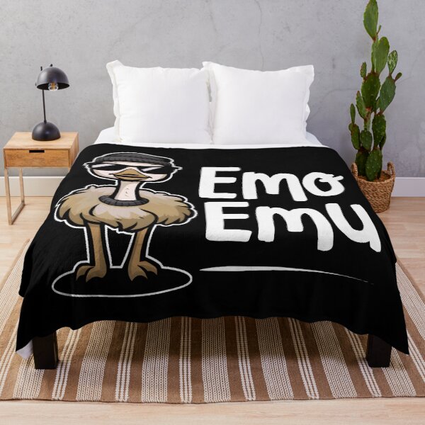 Item preview, Emo Emu: Edgy and Fun Design for Alternative Animal Lovers designed and sold by MillennialVibe.