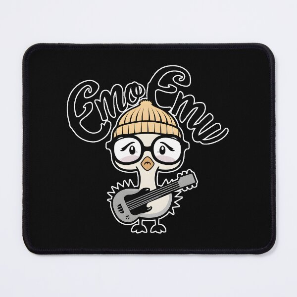 Item preview, Emo Emu 2.0: Quirky Alternative Design for Emo Lovers and Animal Enthusiasts designed and sold by MillennialVibe.