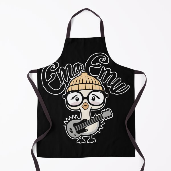 Item preview, Emo Emu 2.0: Quirky Alternative Design for Emo Lovers and Animal Enthusiasts designed and sold by MillennialVibe.