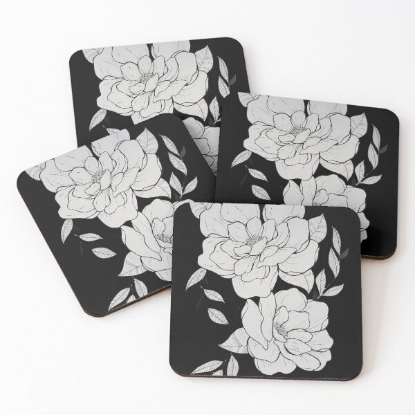 Item preview, Two simple peonies designed and sold by FunChaosAmy.