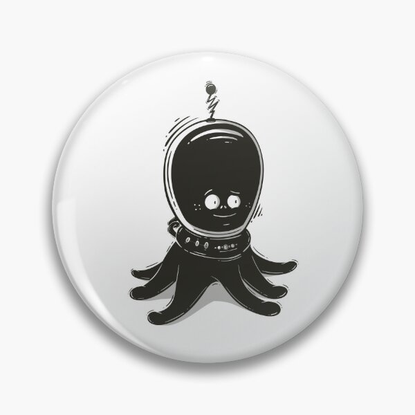 Item preview, Astro Octopus on a Hoverboard designed and sold by NicoMTL06.