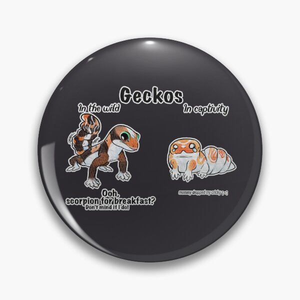 Item preview, Wild Gecko vs Captive Gecko designed and sold by Sparklepupfaeri.