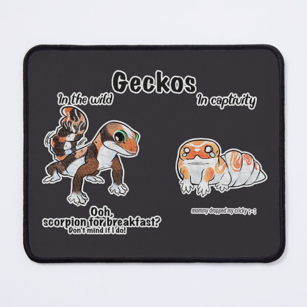 Item preview, Wild Gecko vs Captive Gecko designed and sold by Sparklepupfaeri.