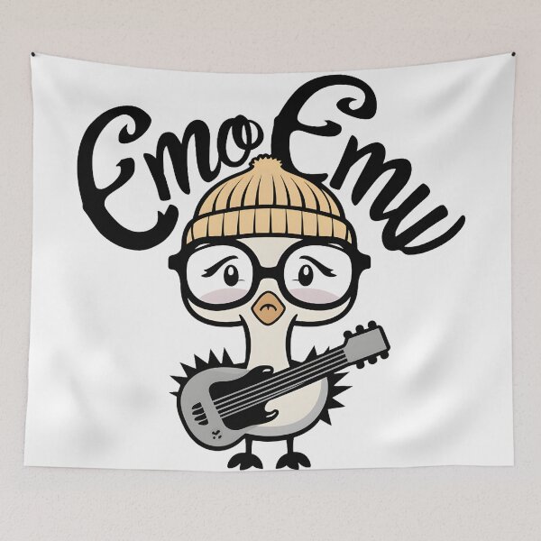 Item preview, Emo Emu: A Playful Design for Emotional Expression & Humor designed and sold by MillennialVibe.