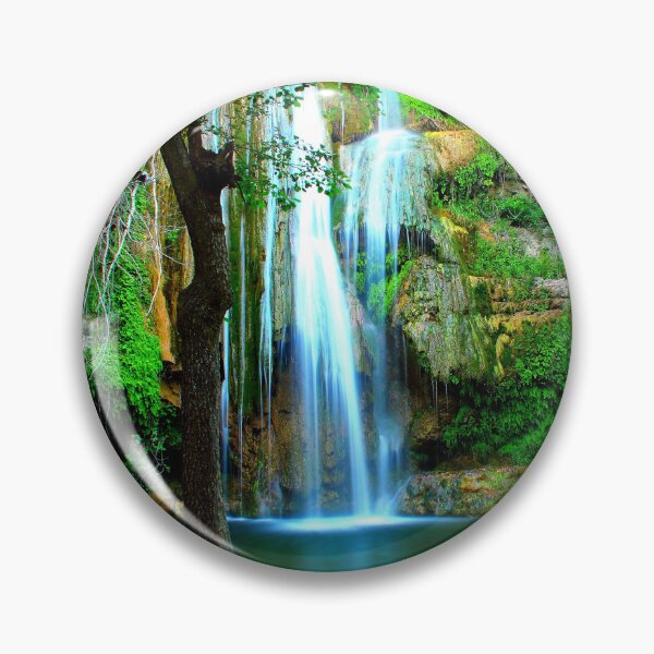 Item preview, Scenery at Cascate di Forcella in Acquasanta Terme with trunk designed and sold by Kristina Drozd.