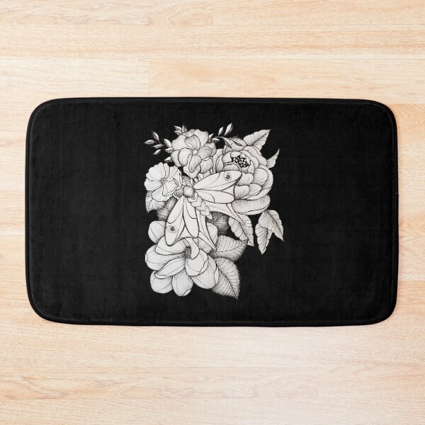 Item preview, Seeing eye moth with flowers designed and sold by FunChaosAmy.