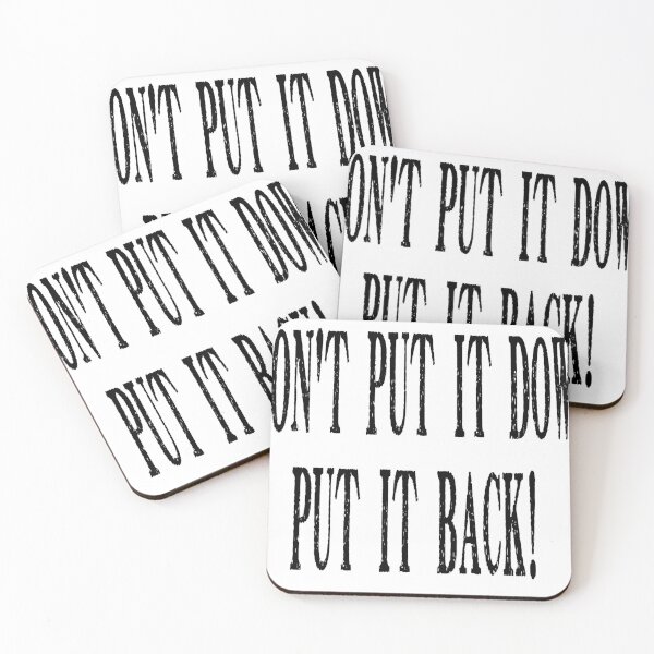 Item preview, Don't put it down put it back designed and sold by grendelFX.