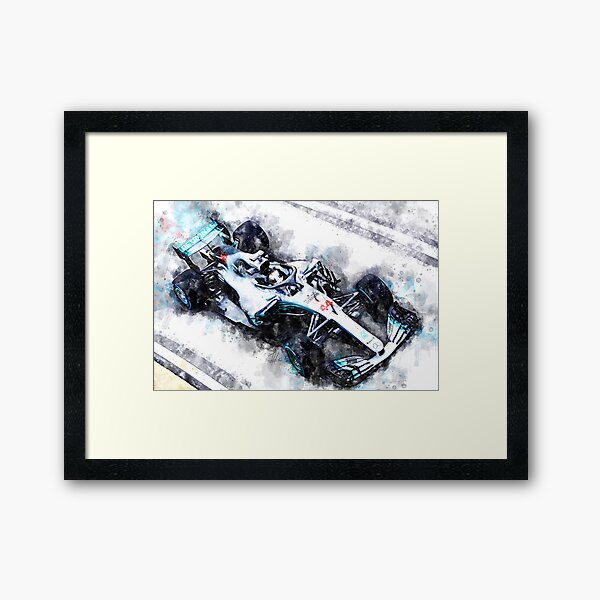 Lewis Hamilton 2018 Framed Art Print