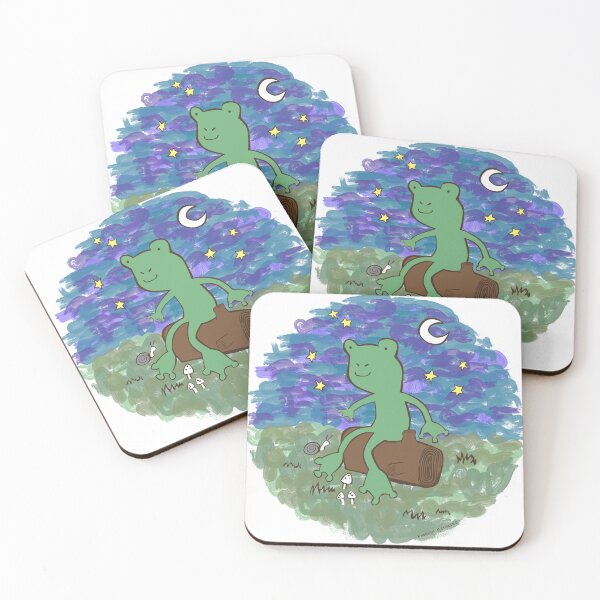 Item preview, Toad on a Log in a Bog (with shroomies and snail pal!) designed and sold by KatelynMitalski.