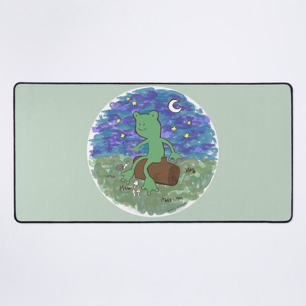 Item preview, Toad on a Log in a Bog (with shroomies and snail pal!) designed and sold by KatelynMitalski.