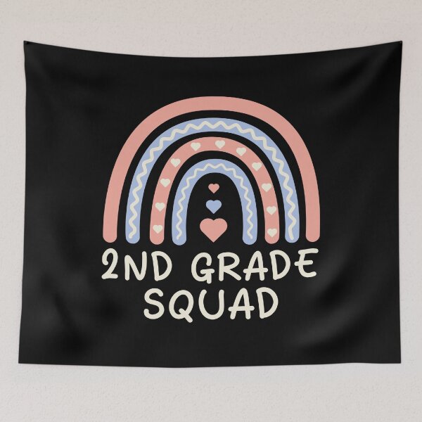 Item preview, 2nd Grade Squad Second Teacher Crew Student Team Back To School designed and sold by MouDantArts.