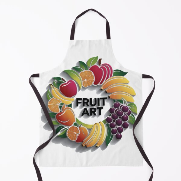 Item preview, A fruit art logo with a circle of fruit and the word fruit art designed and sold by PWDigitalArt.