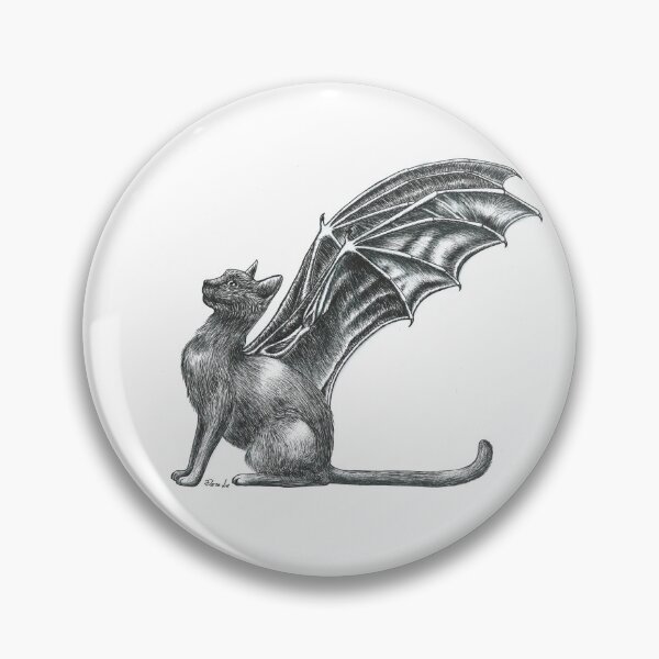 Item preview, Bat-winged cat designed and sold by Flora Su.