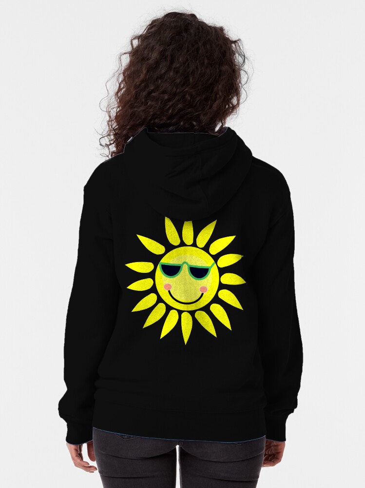 Alternate view of You are my sunshine my only sunshine Zipped Hoodie