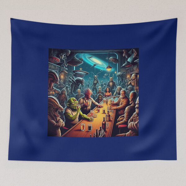 Item preview, Freaky Alien Intergalactic Bar designed and sold by Halifaxartguy.