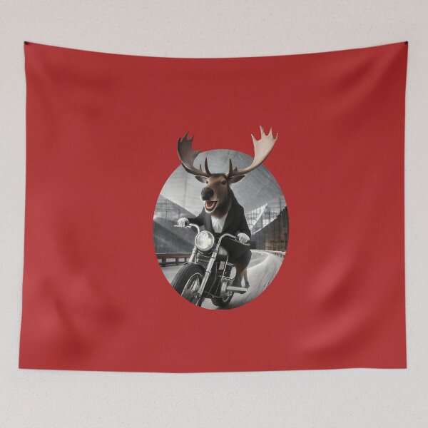 Item preview, Moose on the road. designed and sold by Patrick J Land.