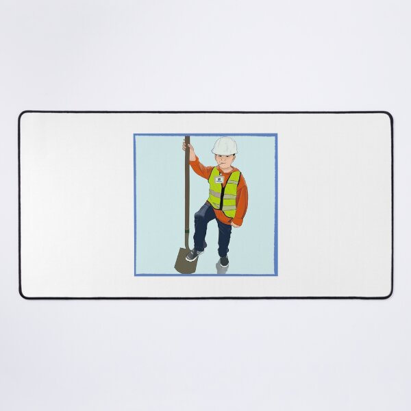 Item preview, happy boy, safety volunteer work designed and sold by Nora Hernandez.