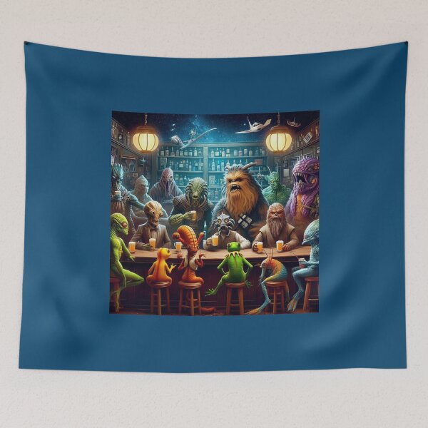 Item preview, Kermit The Frog Ends Up at the Wrong Bar designed and sold by Halifaxartguy.