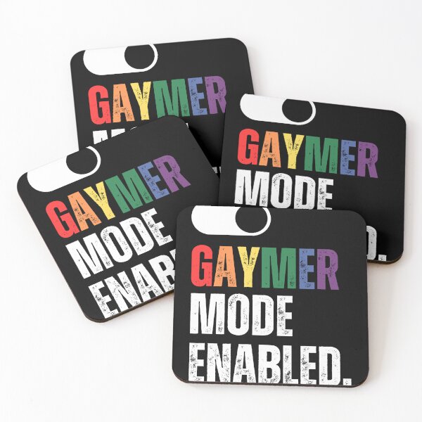 Item preview, LGBT Gaymer rainbow gay man fun novelty video game geek gift designed and sold by GuncleCo.