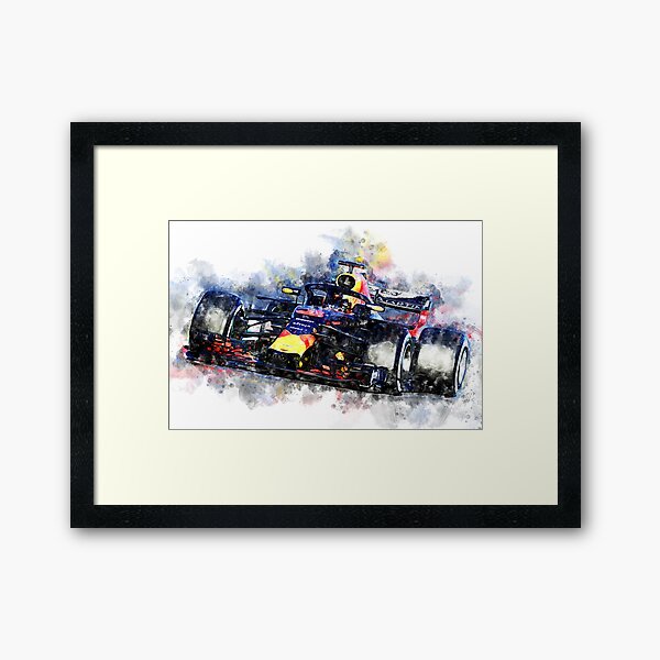 Daniel Ricciardo F1 2018 Framed Art Print