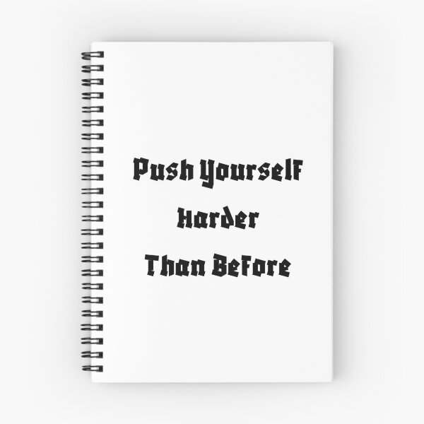 Item preview, Push Yourself Harder Than Before designed and sold by ShaunSandhu.