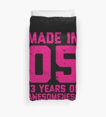 13th Birthday Gift Teens Age 13 Year Old Girl Girls Duvet Cover