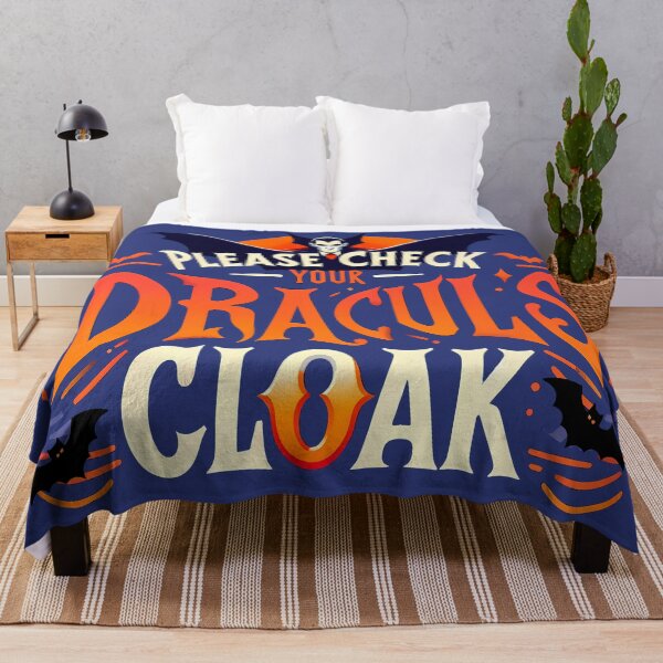 Item preview, Please Check Your Dracula's Cloak, typography designed and sold by maxmaj.