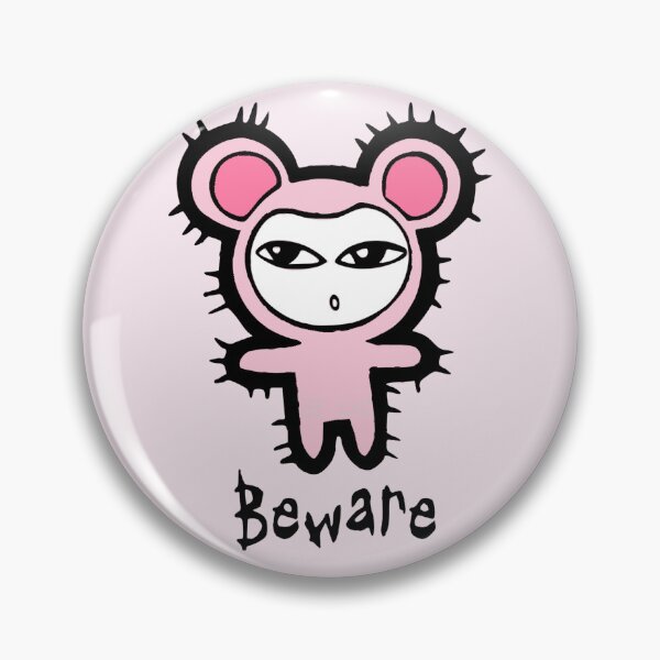 Item preview, Little She Creatures "Beware" Cute Monkey Design designed and sold by koiiv.