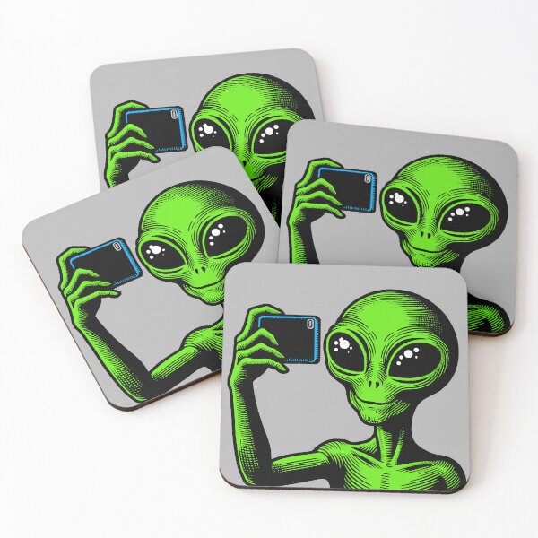 Item preview, Alien selfie designed and sold by roswellboutique.