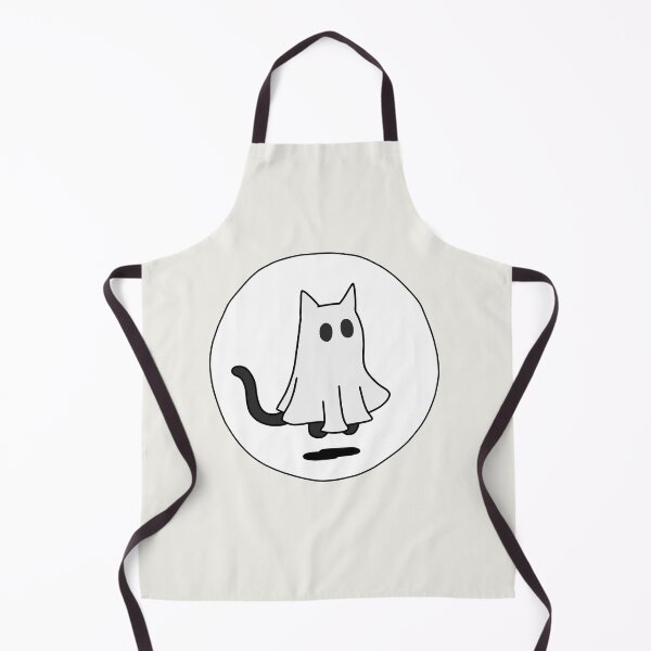 Item preview, Cute Halloween ghost black cat  designed and sold by fancykatze.