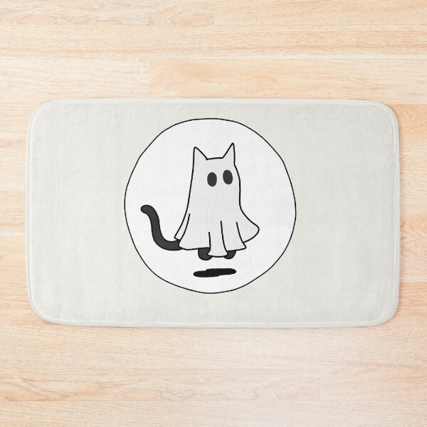 Item preview, Cute Halloween ghost black cat  designed and sold by fancykatze.