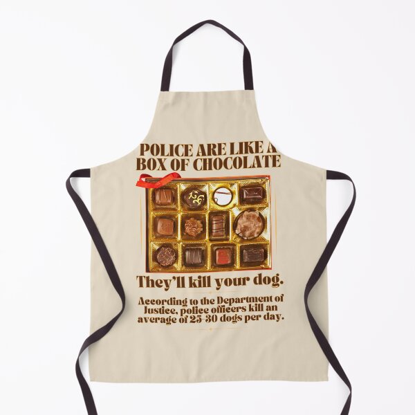 Item preview, Police are like a box of chocolate designed and sold by Planetary-Disco.
