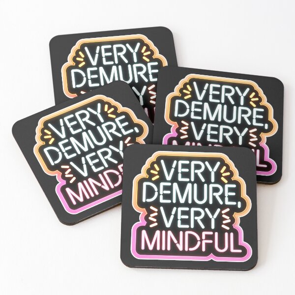 Item preview, Very Demure Very Mindful Quote Neon Style designed and sold by TheArtOfPat.