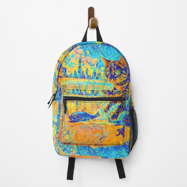 Item preview, Surreal Cat and Fish Encounter designed and sold by blackhalt.