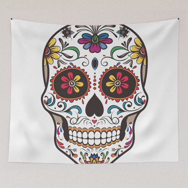Item preview, Day of the Dead Skull 203 designed and sold by AstroRisq.
