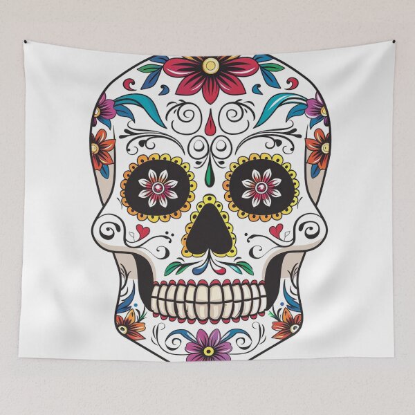 Item preview, Day of the Dead Skull 208 designed and sold by AstroRisq.