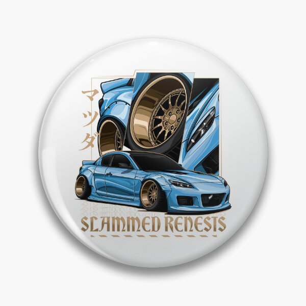 Item preview, RX8 Slammed Renesis (Blue) designed and sold by pjrstudio.