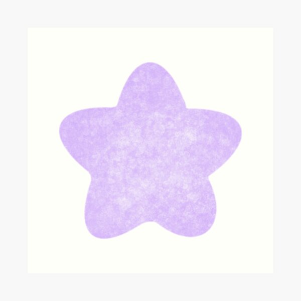 Item preview, Purple star drawing by watercolor designed and sold by Charlie-PUM.