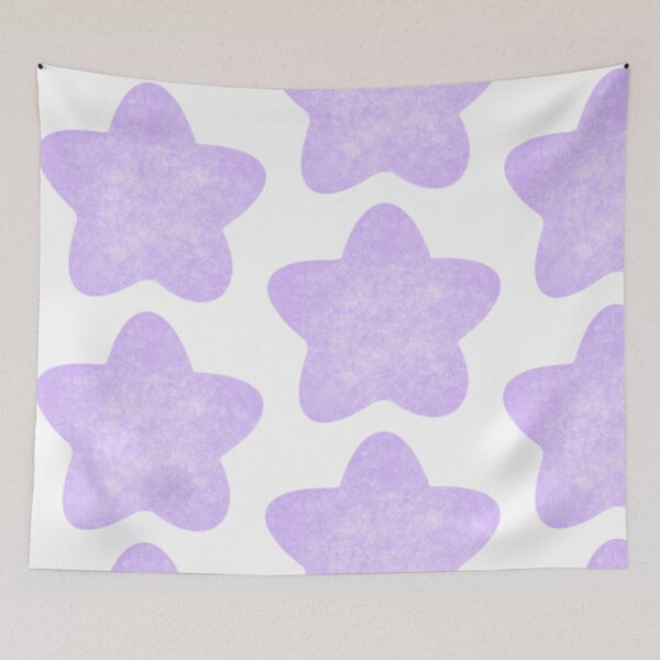 Item preview, Purple star drawing by watercolor designed and sold by Charlie-PUM.