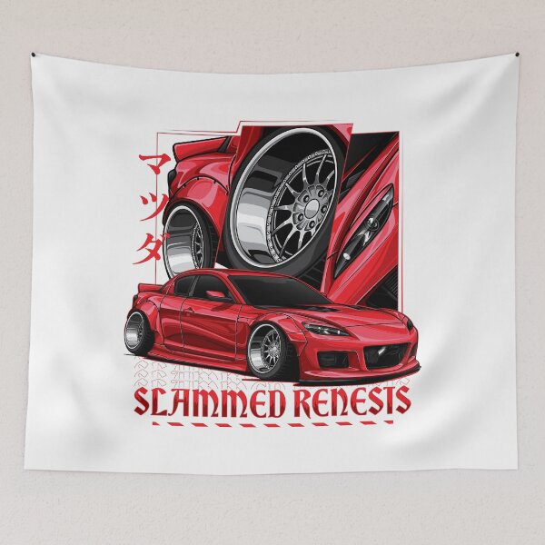 Item preview, RX8 Slammed Renesis (Red) designed and sold by pjrstudio.