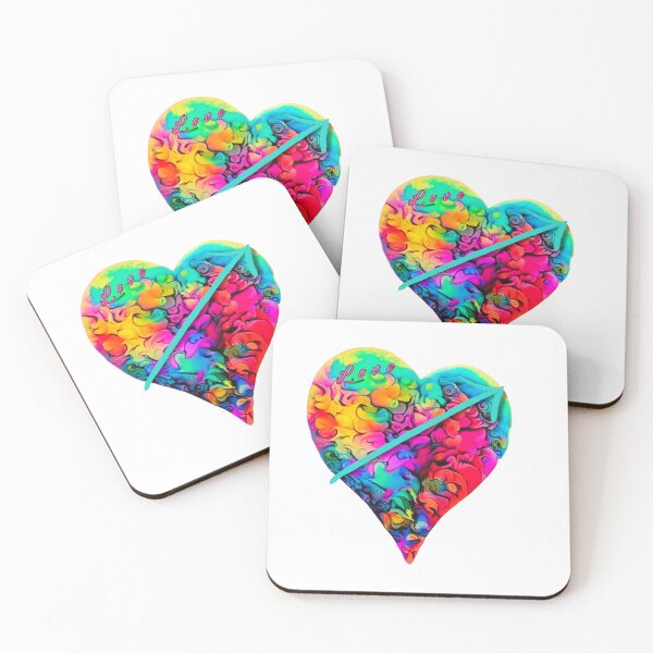 Item preview, Colored Heart designed and sold by AlienTechs.