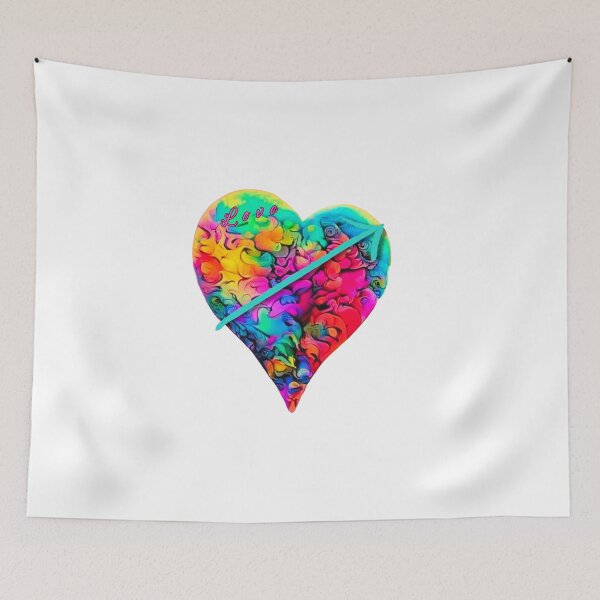 Item preview, Colored Heart designed and sold by AlienTechs.