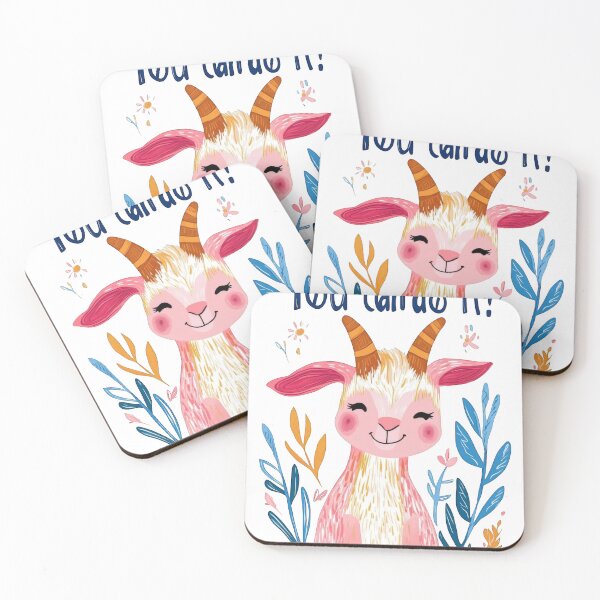 Item preview, Cheerful Goat designed and sold by WickerStudio.