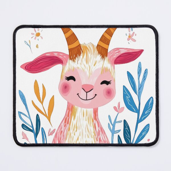 Item preview, Cheerful Goat designed and sold by WickerStudio.