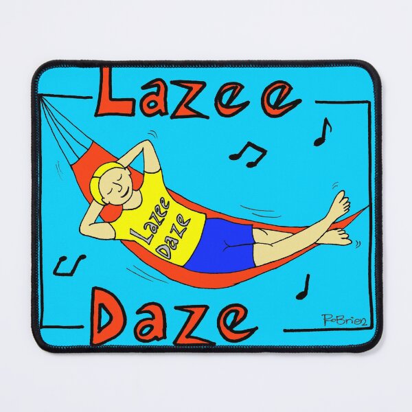 Item preview, Lazy days relaxing in the hammock designed and sold by Pauline O'Brien.