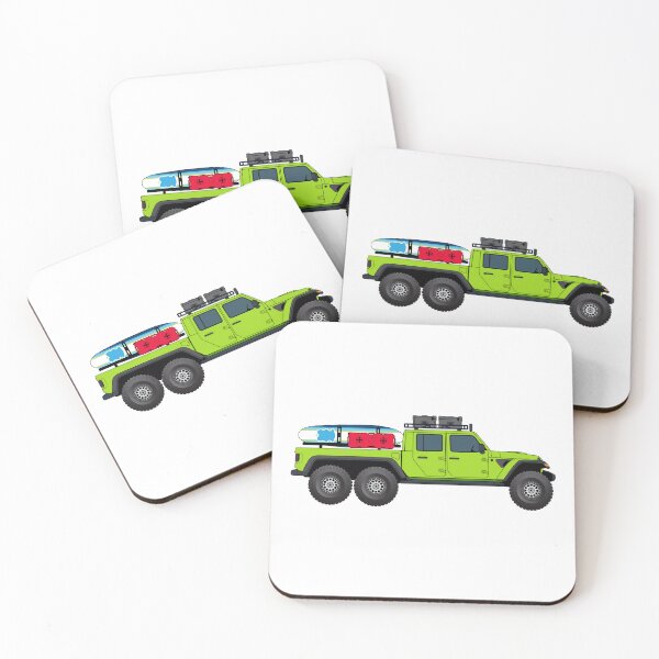 Item preview, Gladiator Rubicon 6x6 - Bright Green designed and sold by BlueSkyTheory.